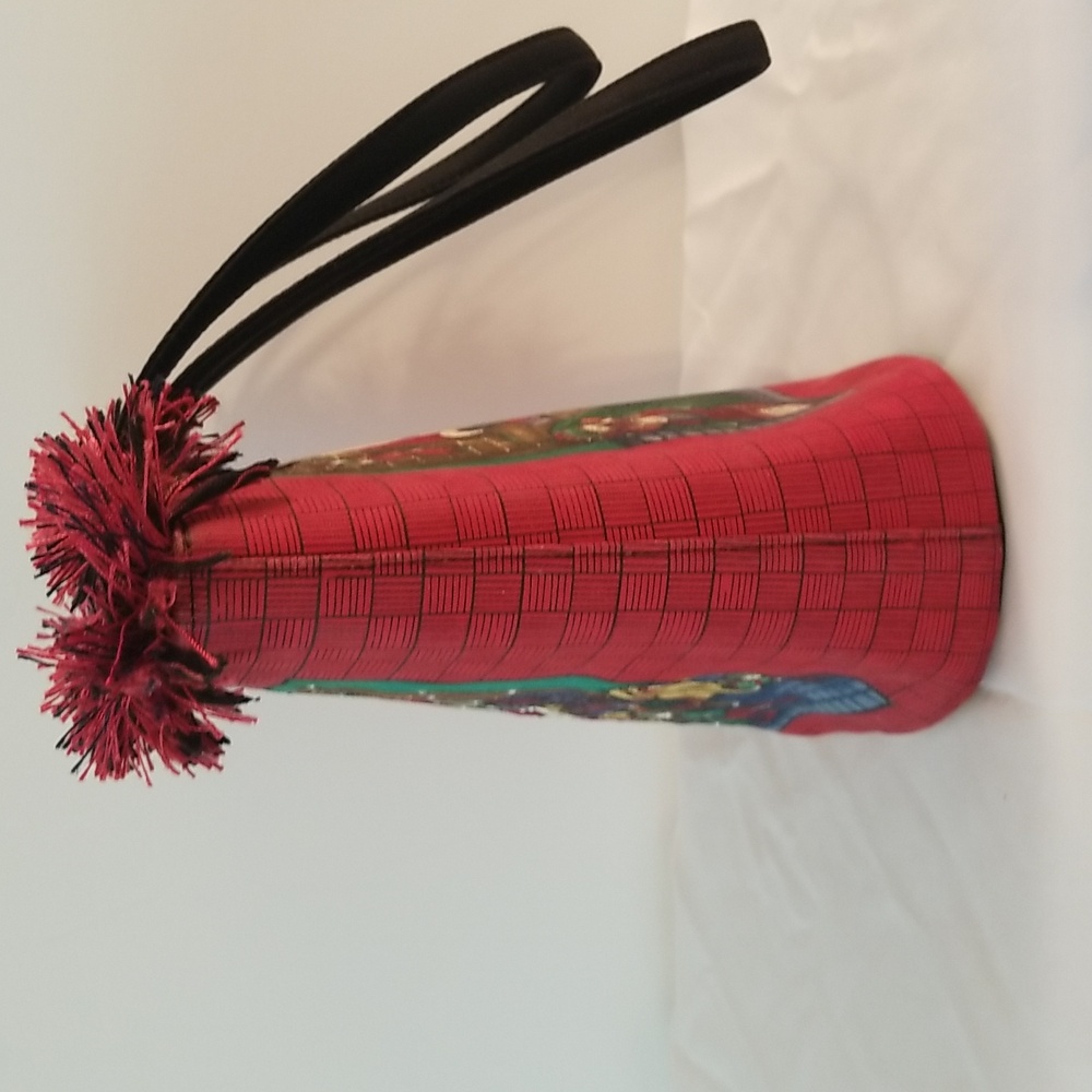 Kate spade Christmas bag Santa Claus vintage holiday Purse - Picture 11 of 12